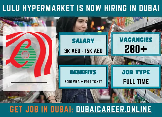 Lulu Hypermarket Is Now Hiring In Dubai Lulu Hypermarket Careers 1381