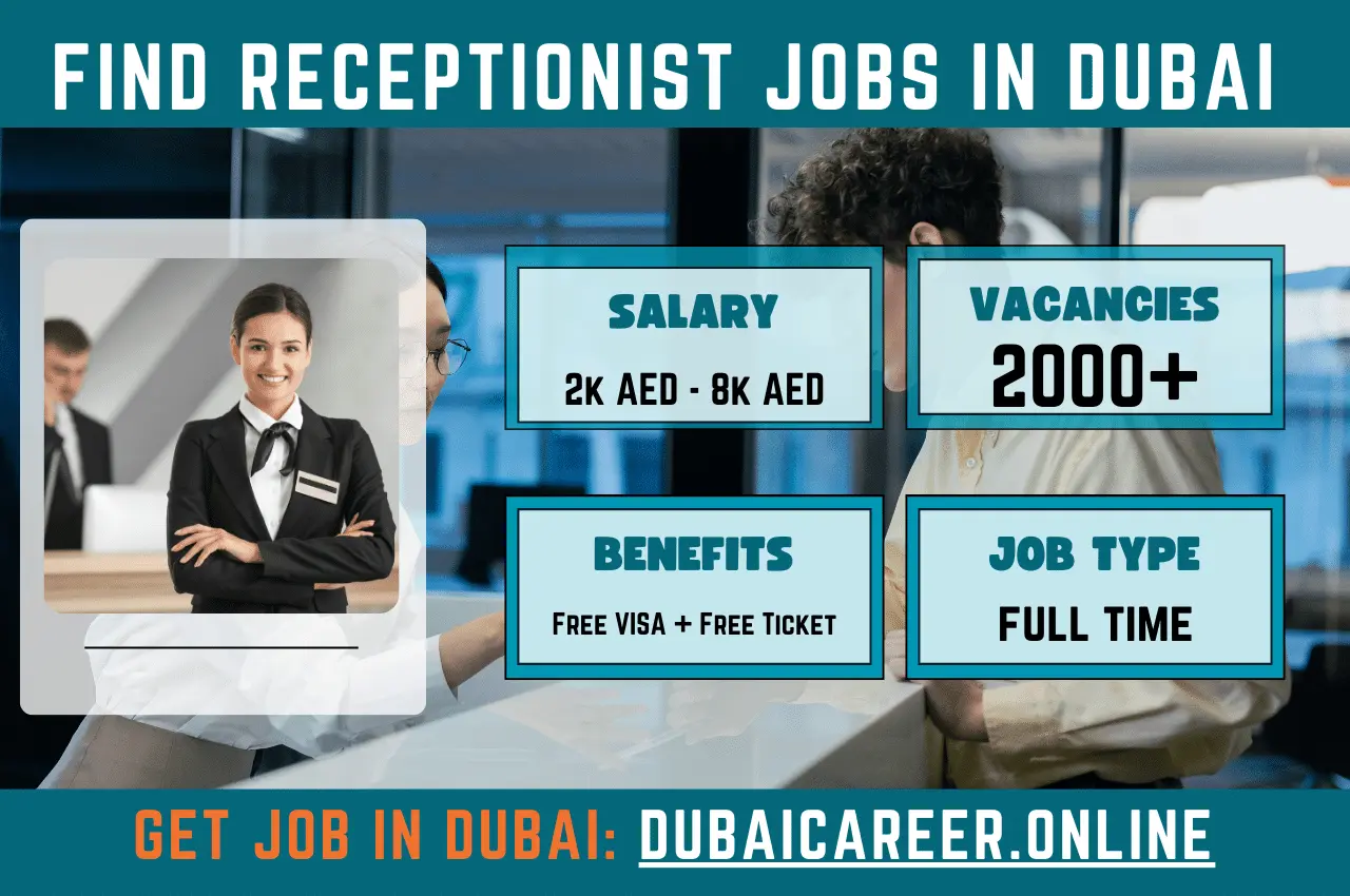 New to Dubai Find Receptionist Jobs in DUBAI (With Great Salaries!)