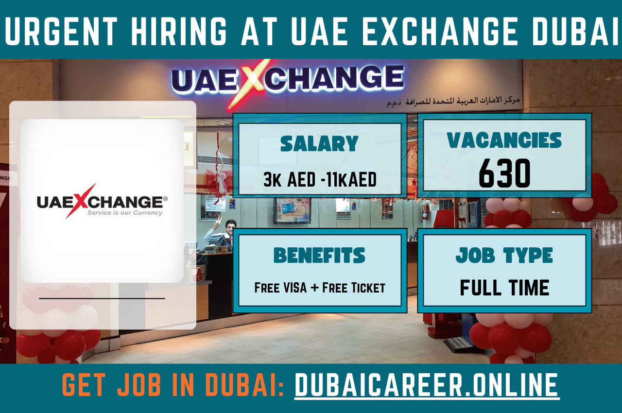 UAE Exchange Now Hiring! Walk-in Interviews for Dubai Careers